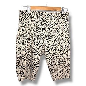XL Embrace Life Athletics Animal Print Biker Style Shorts Activewear Fitted